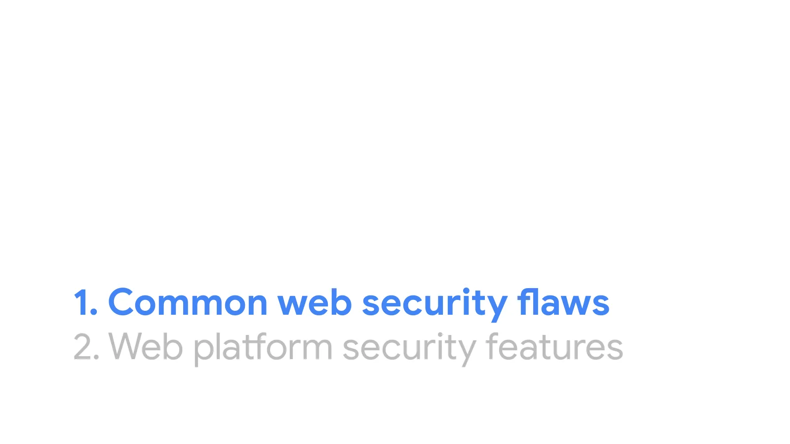Slide 4: 1. Common web security flaws (continued)