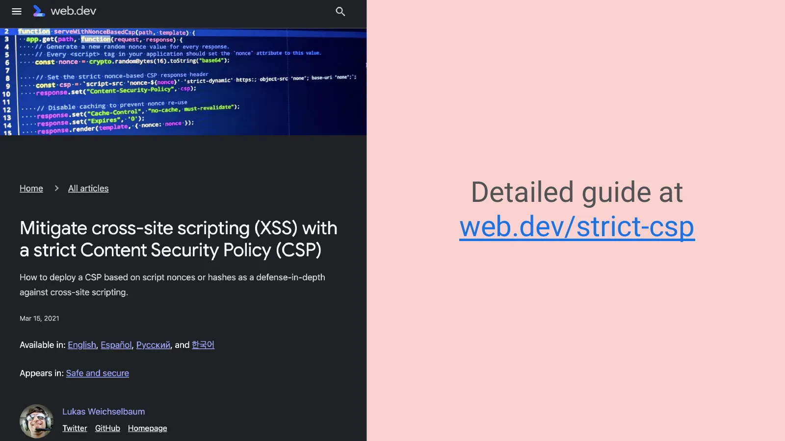 Slide 67: Detailed guide at