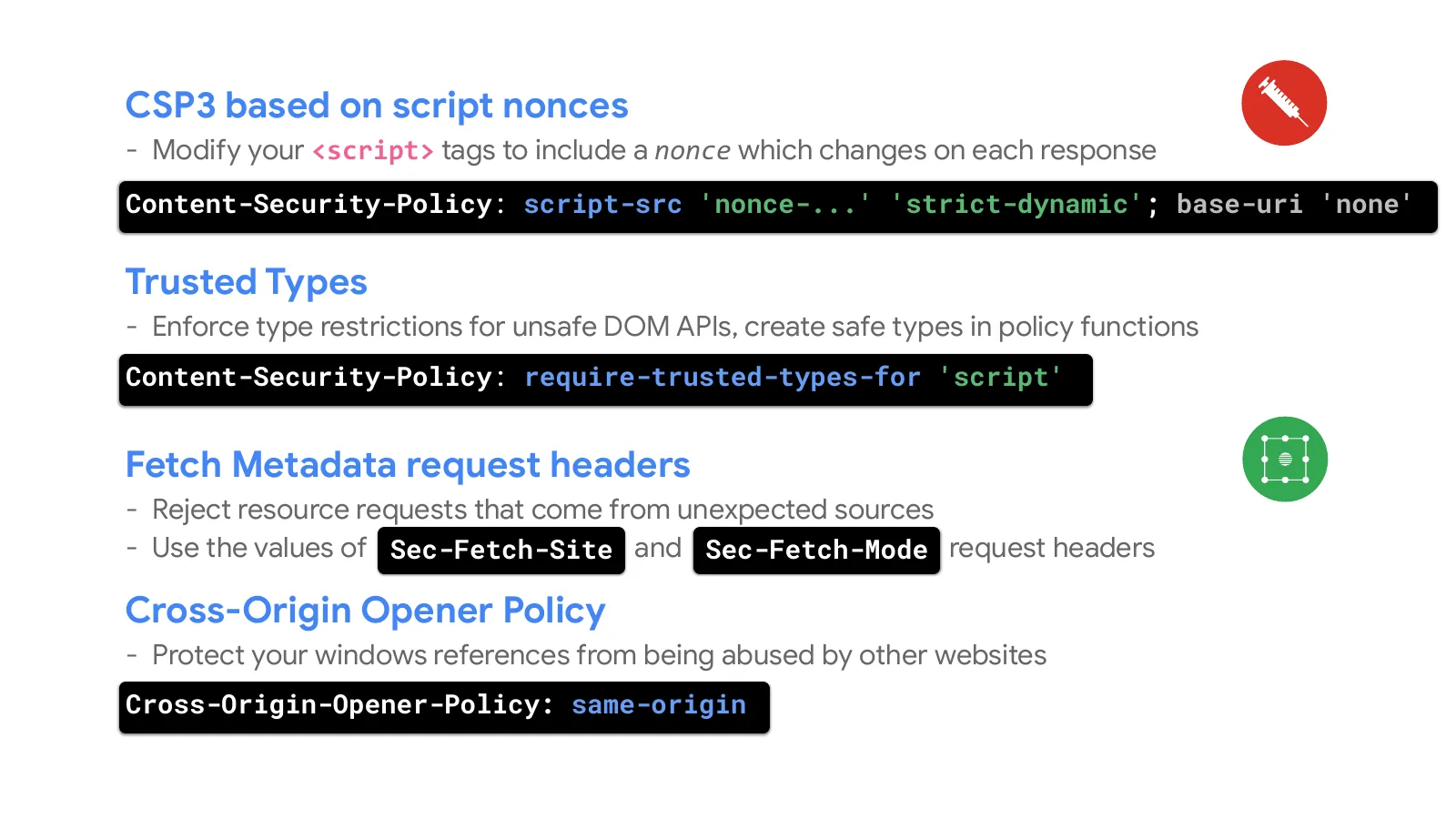 Slide 70: CSP3 based on script nonces