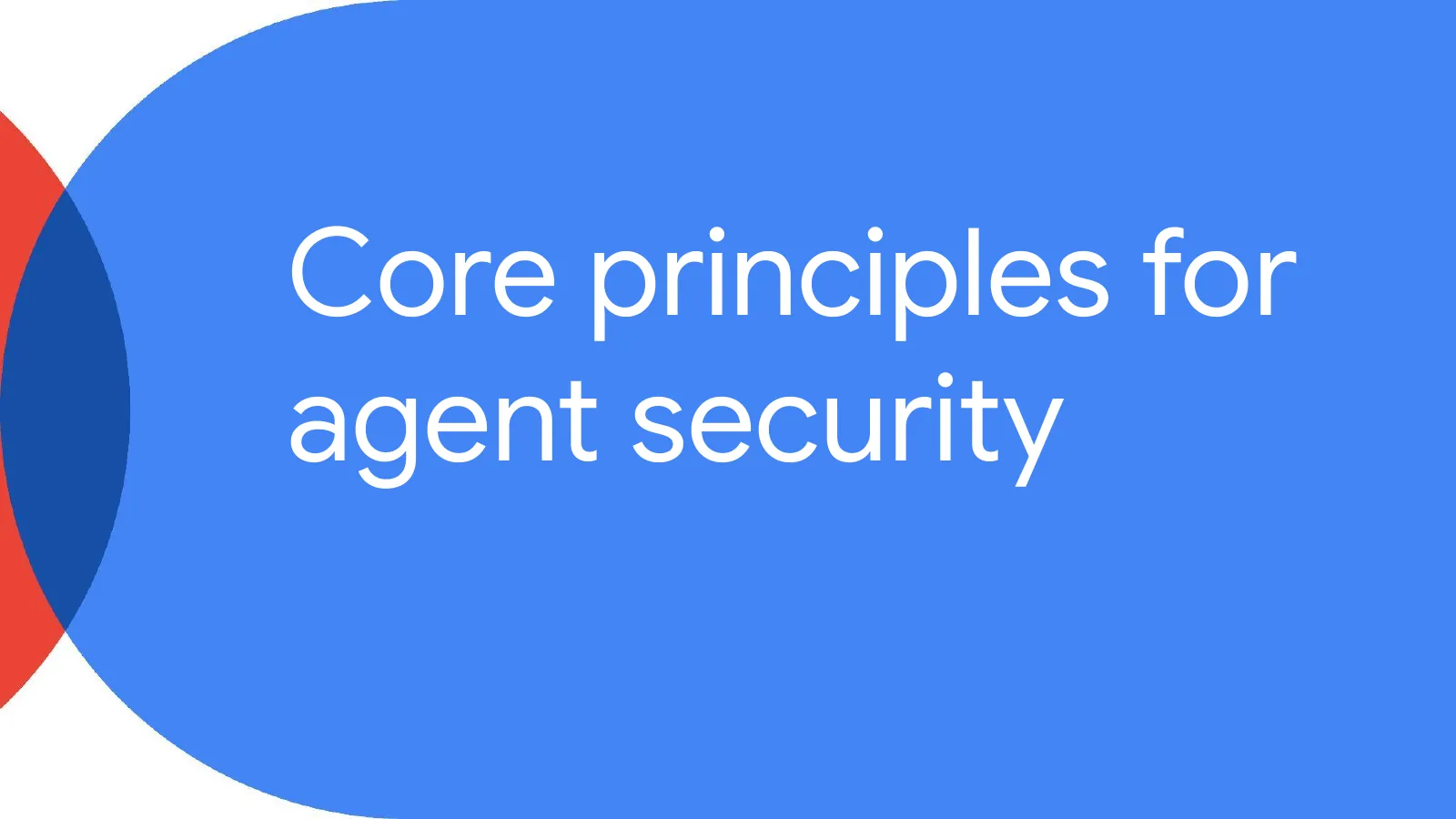 Slide 42: Core principles for