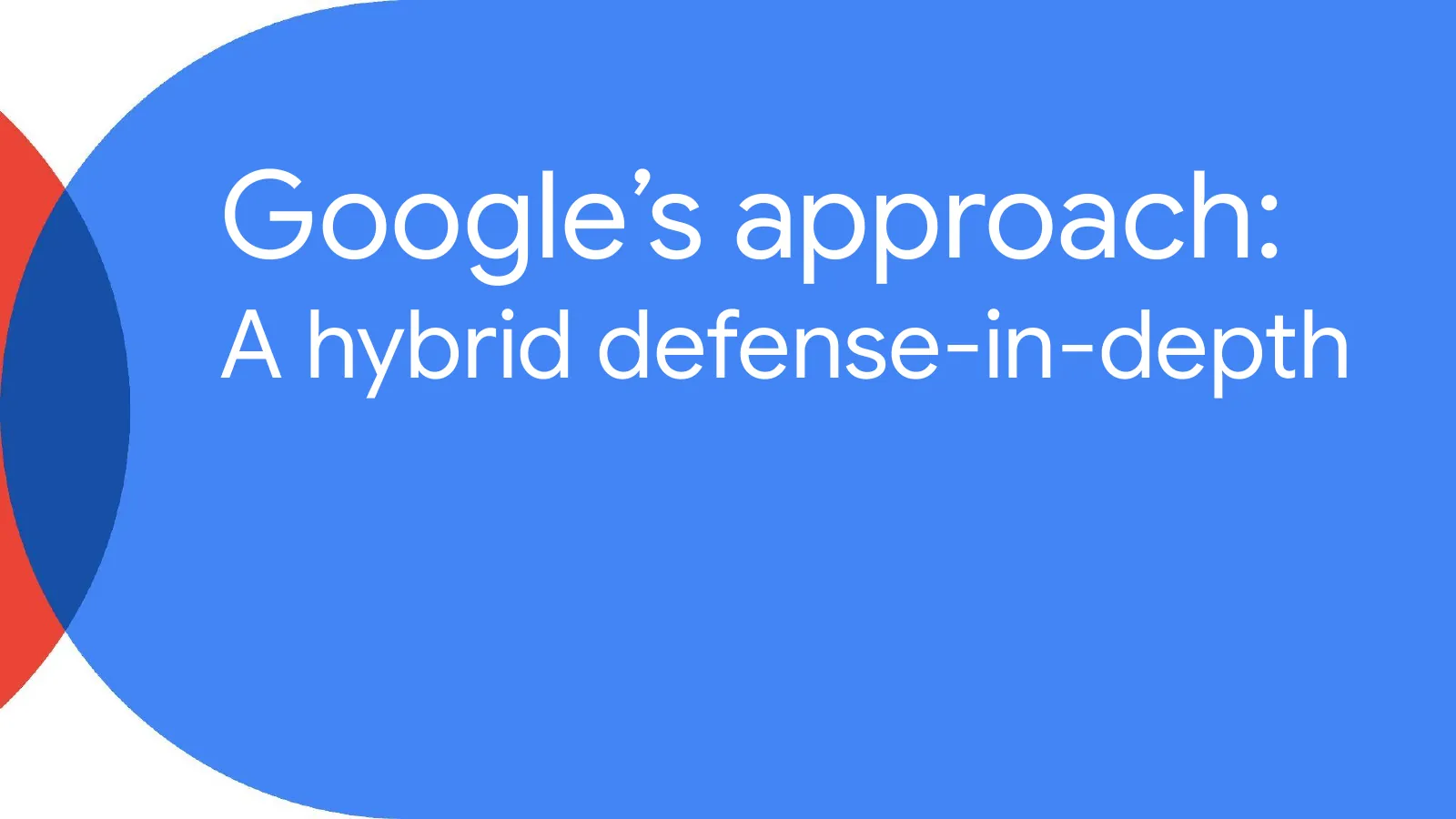 Slide 49: Google’s approach: