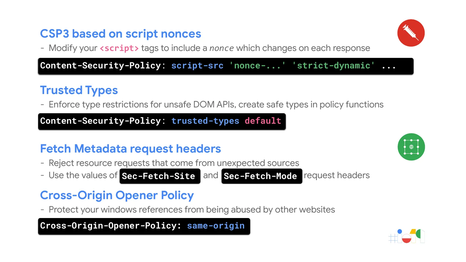 Slide 59: CSP3 based on script nonces