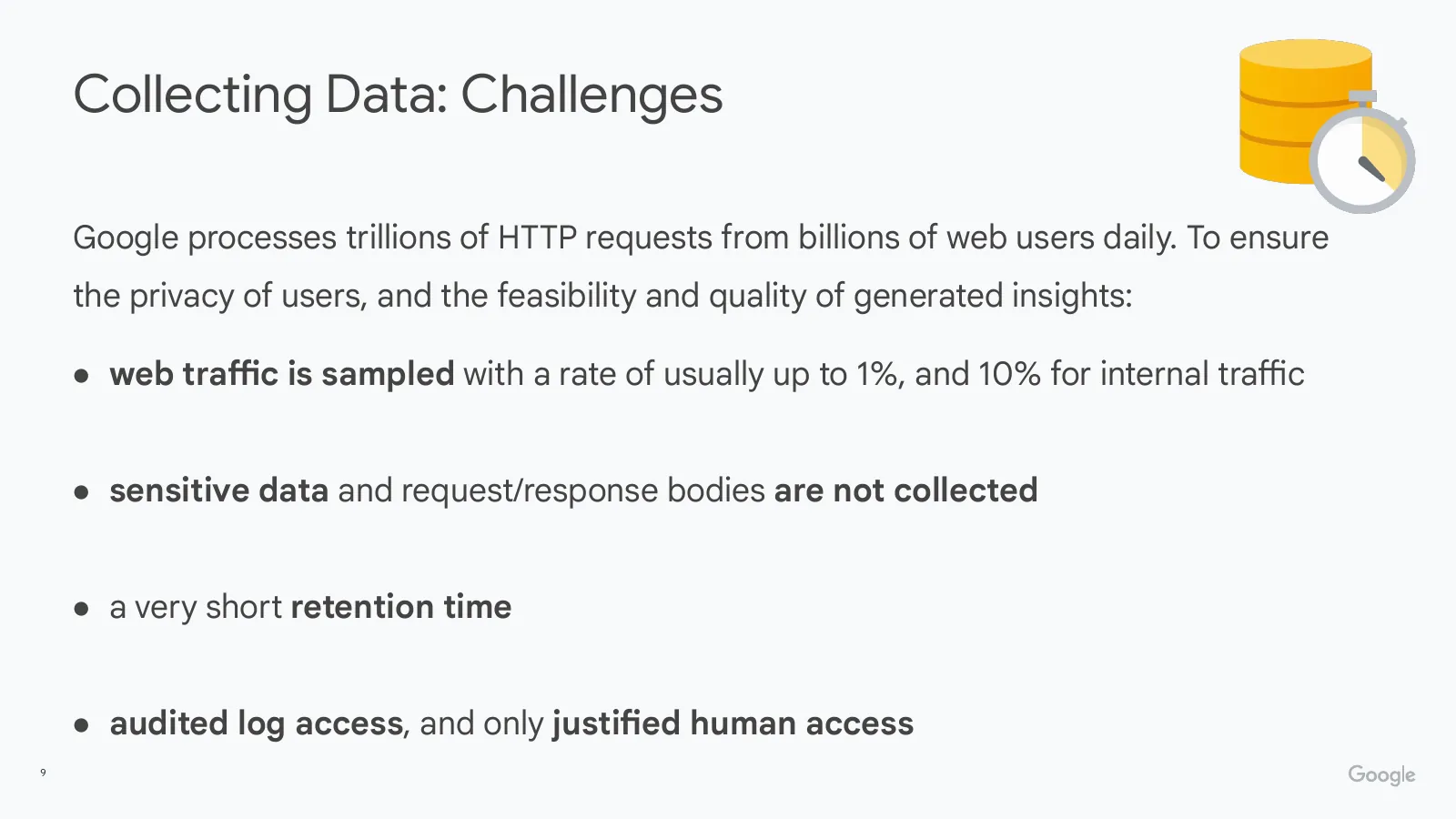 Slide 9: Collecting Data: Challenges